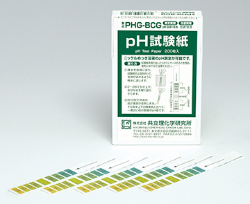 Ph試験紙bcg 0入 パックテストの共立理化学研究所