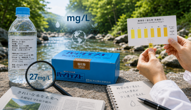  【基礎編 vol.1】 水の中の「透明な主役」を探せ！――味覚も環境も変える単位「mg/L」のひみつ